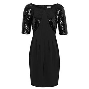 Reiss Black Sequin ‘Kori’ Dress
